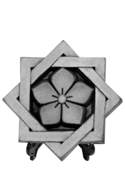 組合せ角に桔梗（くみあわせかくにききょう）